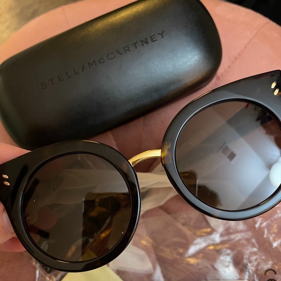 Stella McCartney 51mm Rounded Cat Eye Sunglasses - Picture 1 of 4
